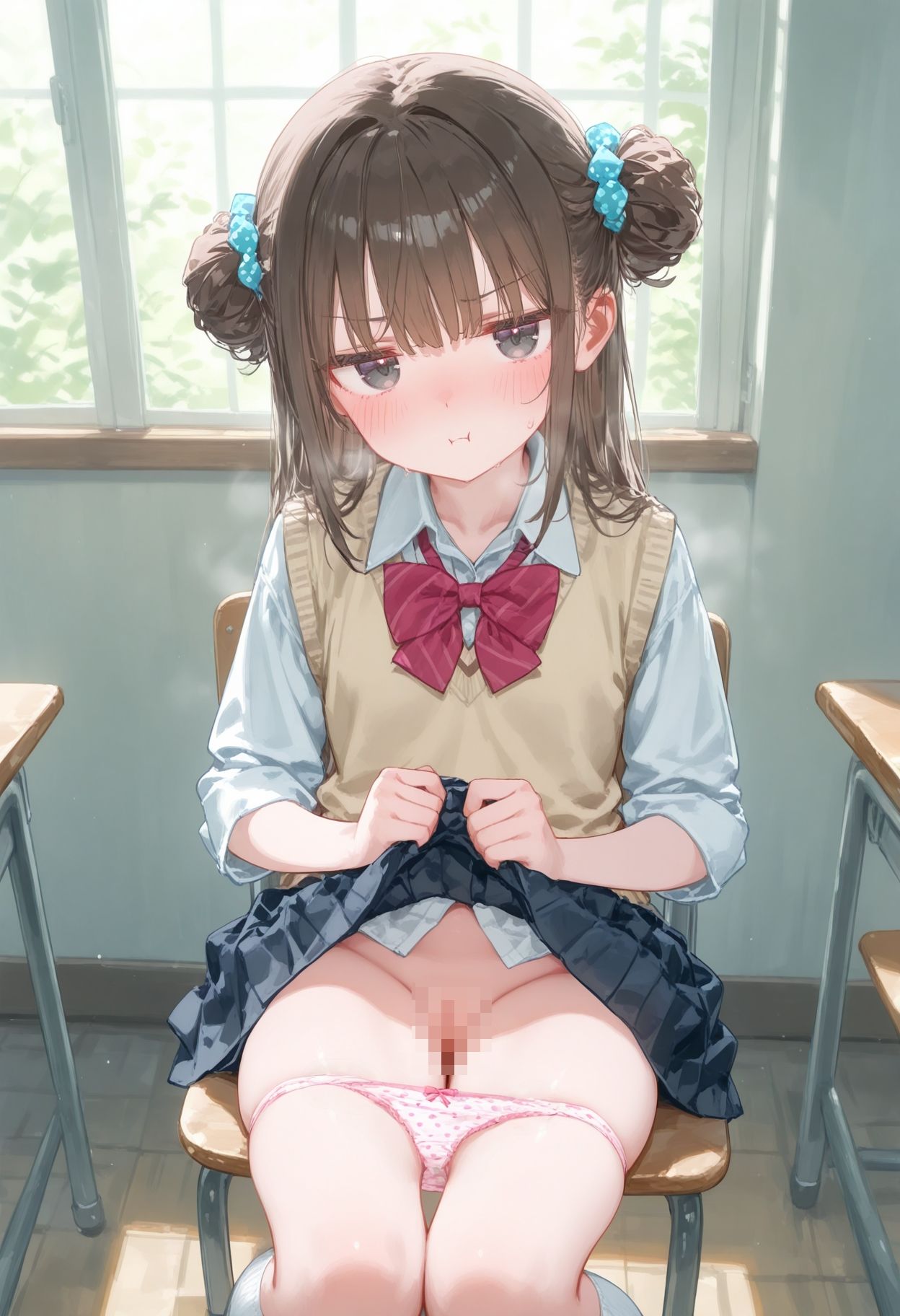 クラスのあの子の恥じらいまんこ_2