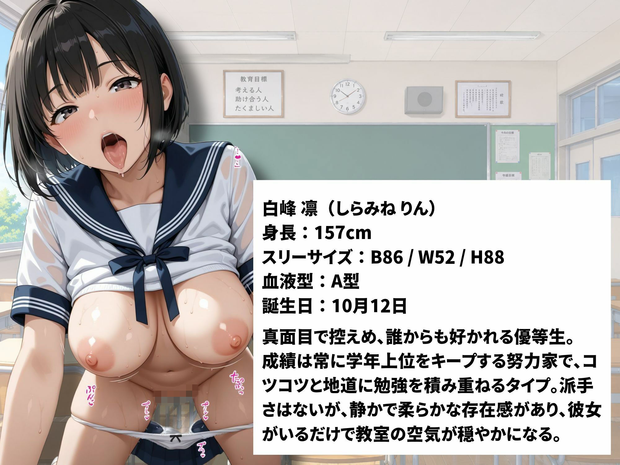 挑発する優等生JKが校長に連続絶頂される話〜白峰  凛〜vol.11