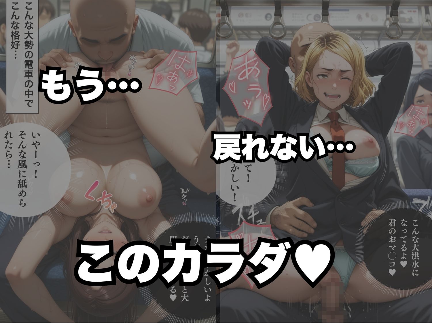 イヤッ！痴●電車から降りられない〜呪●廻戦編〜 サンプル5