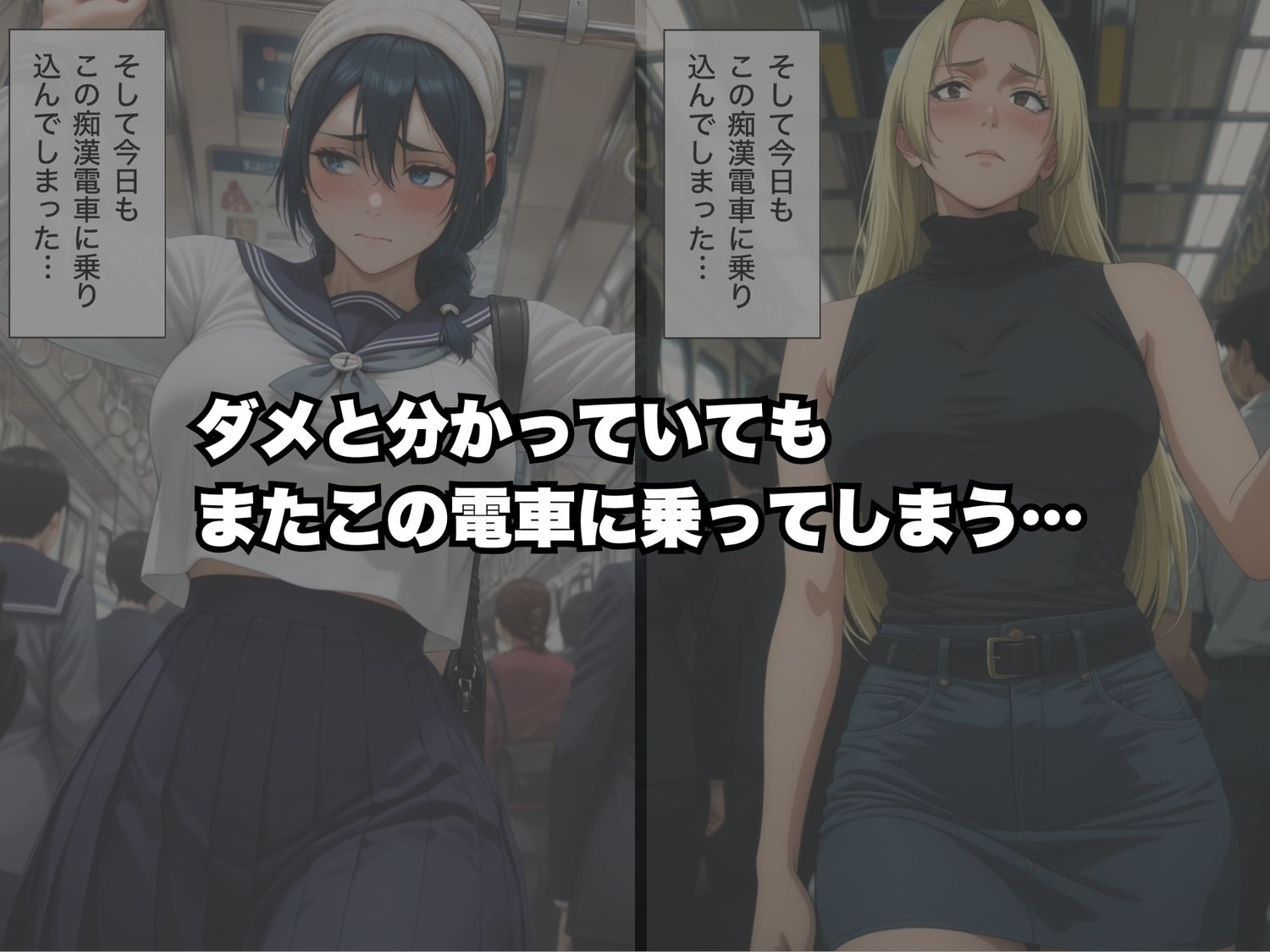 イヤッ！痴●電車から降りられない〜呪●廻戦編〜 サンプル6