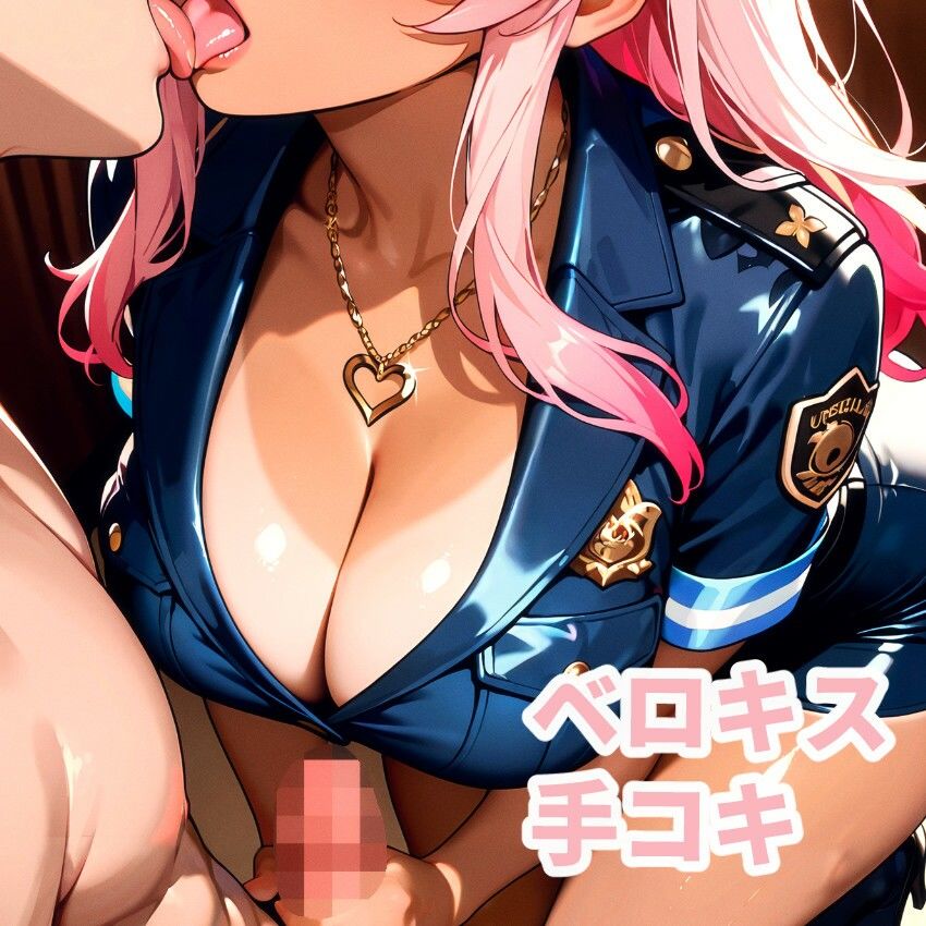 褐色ピンクポリスさんに連行される（裏） 画像3