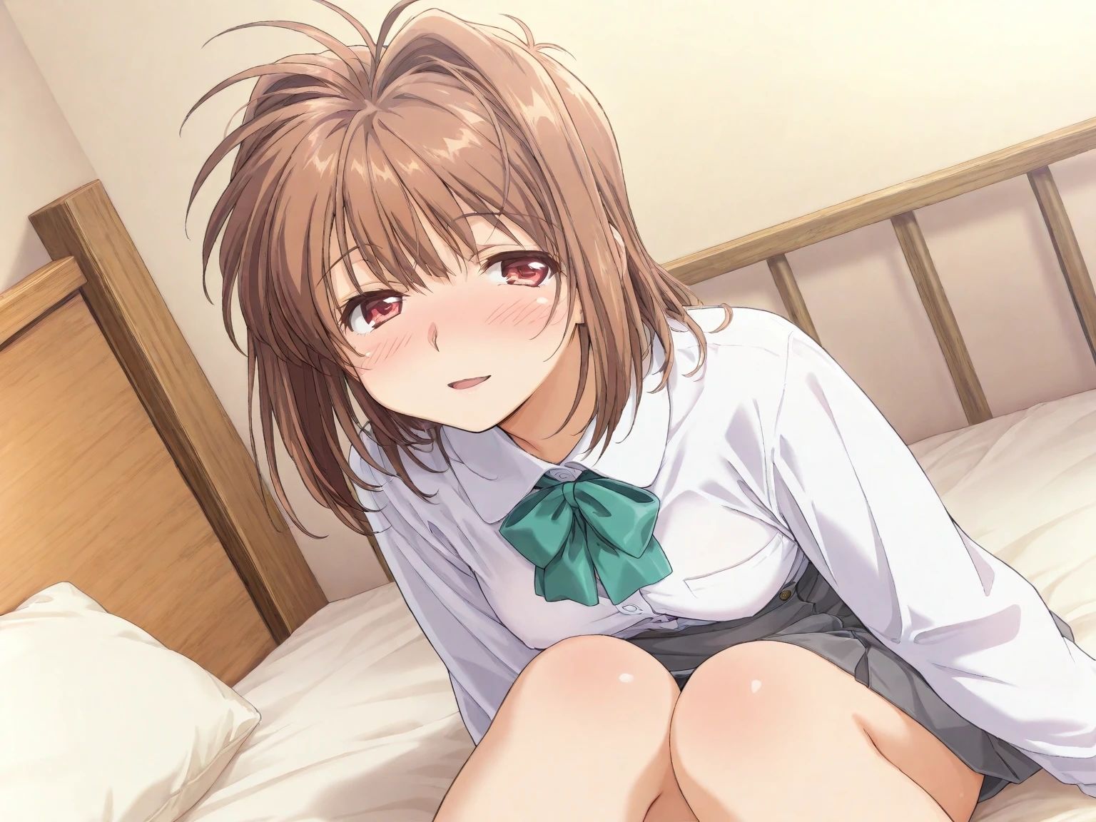 AIイラストCG集132理恵ちゃんの一人遊び5
