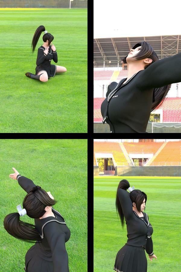 元祖格闘家ヒロインにしてバーチャルアイドル「不知火舞（しらぬいまい）」の女子学生風写真集:Seifuku_03_1