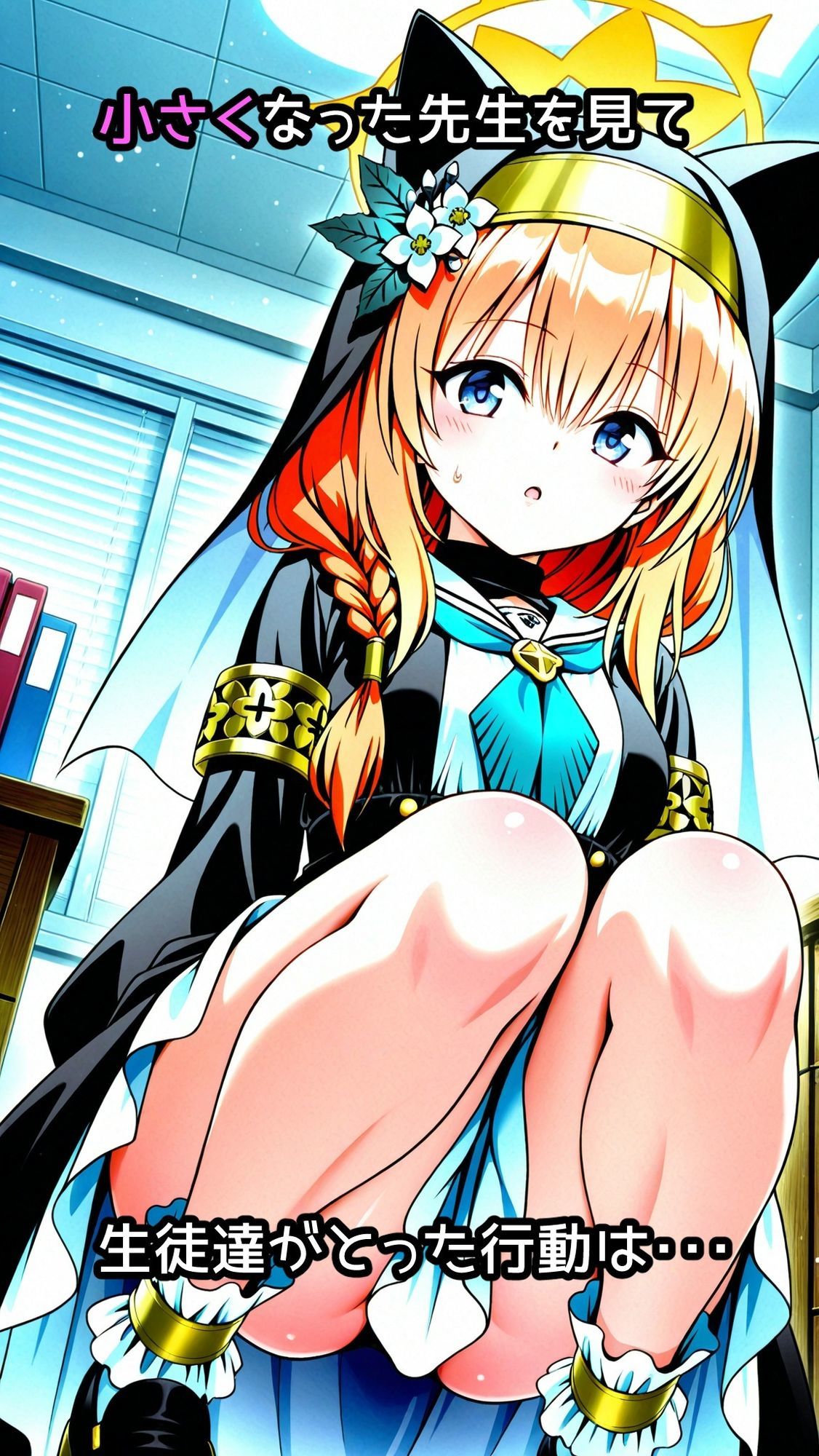 大きな生徒達に囚われて 画像1