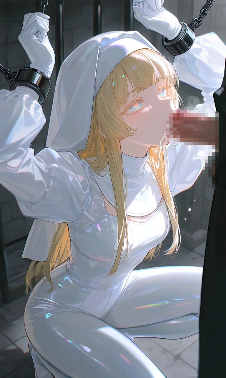 シスター風  ラバースーツ  拘束エロ画像集 画像4