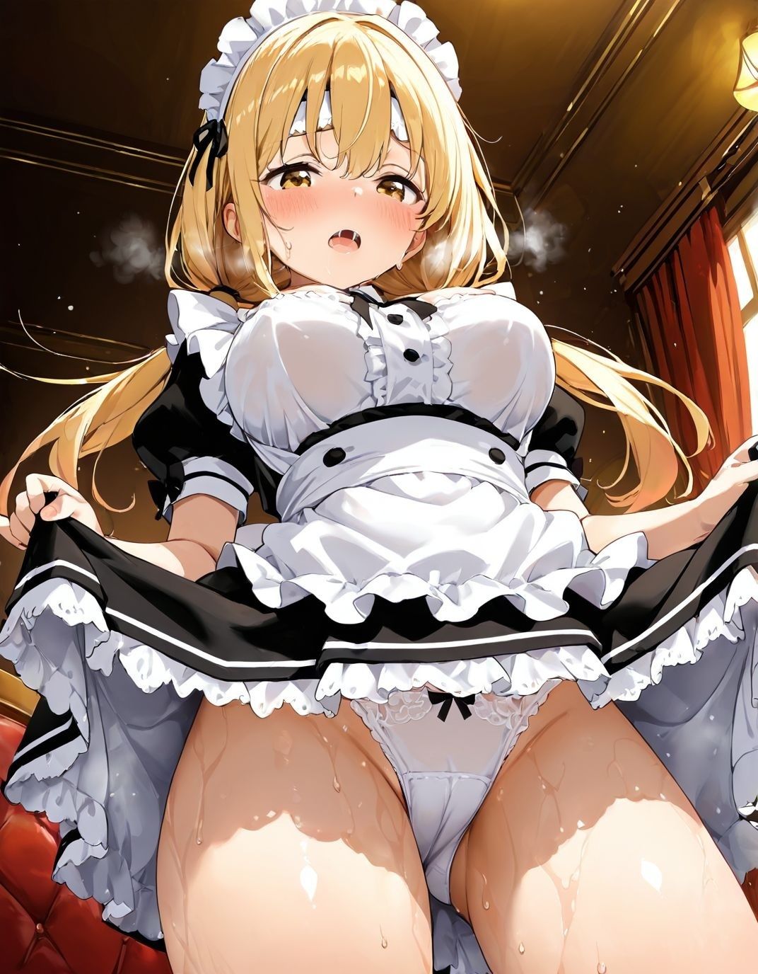 幼馴染と結婚するためにデキ婚狙うことにしました！ シャーリー編 半袖メイドVer サンプル3