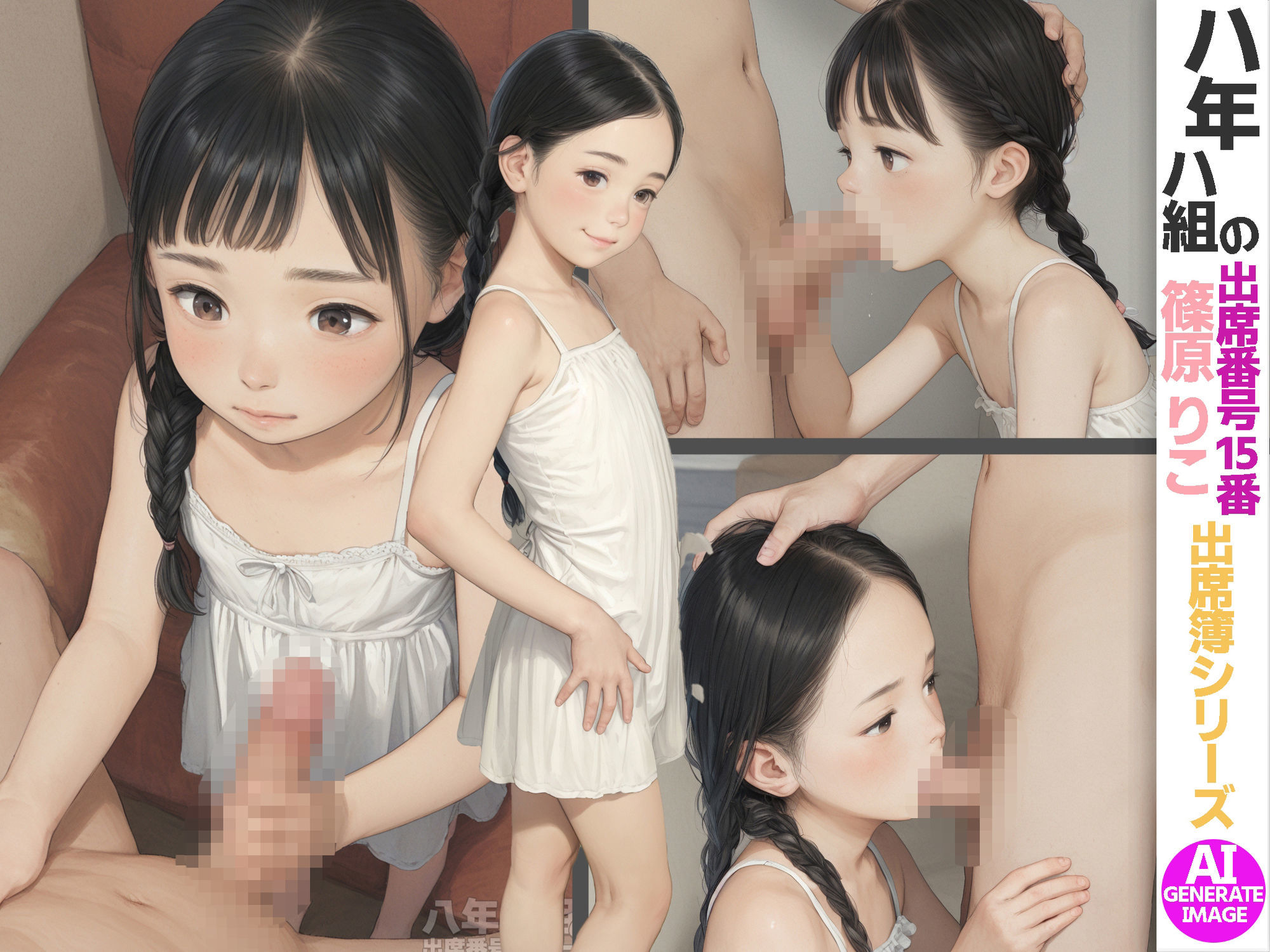 【オナサポ】八年ハ組の出席番号15番篠原りこ出席簿シリーズ_9