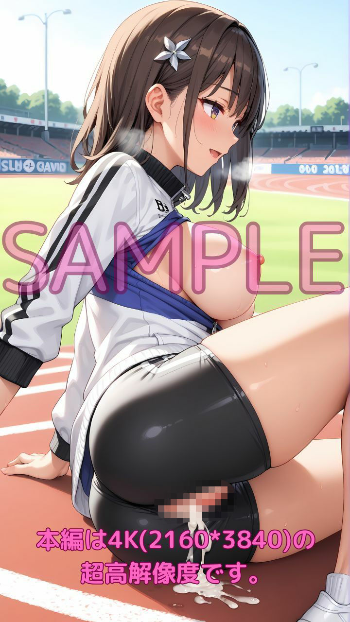 汗まみれ発情巨乳陸上部女子の引き締まったま○こを、俺の秘密のトレーニングで理性崩壊まで中出し！犯しまくり！ サンプル10