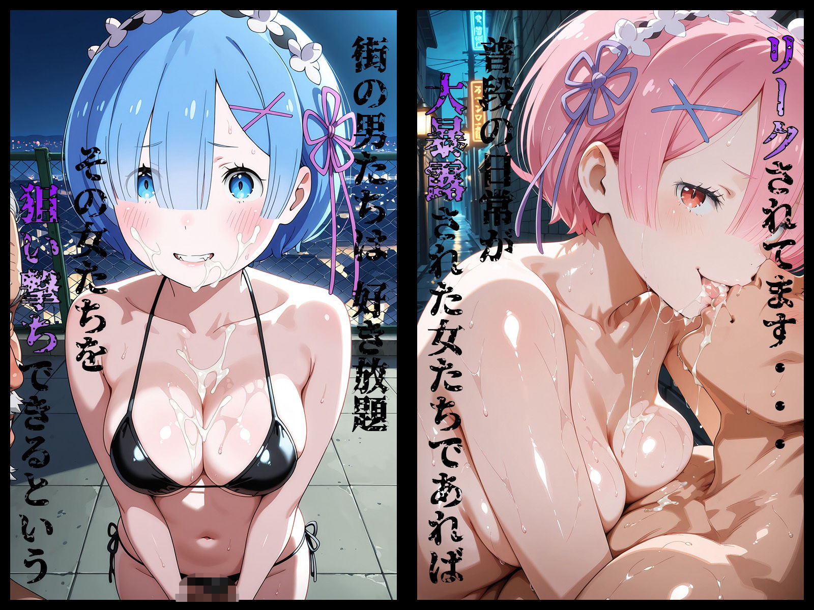 サンプル-その女たちリークされてます〜レ○＆ラ○編〜 - サンプル画像
