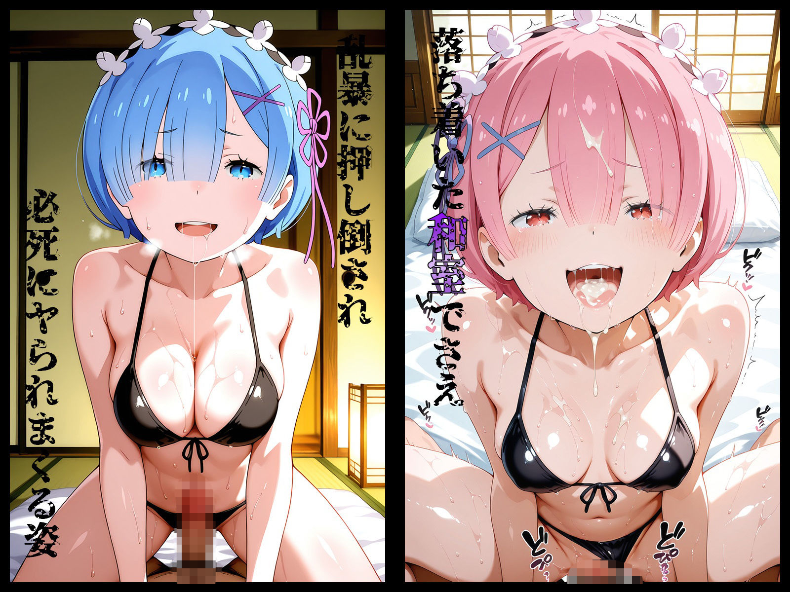 サンプル-その女たちリークされてます〜レ○＆ラ○編〜 - サンプル画像