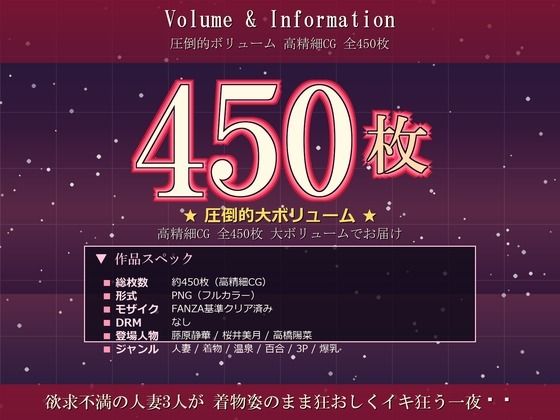 夫が出張中の温泉宿で・・人妻たち 着物姿のまま狂う 全450P サンプル5