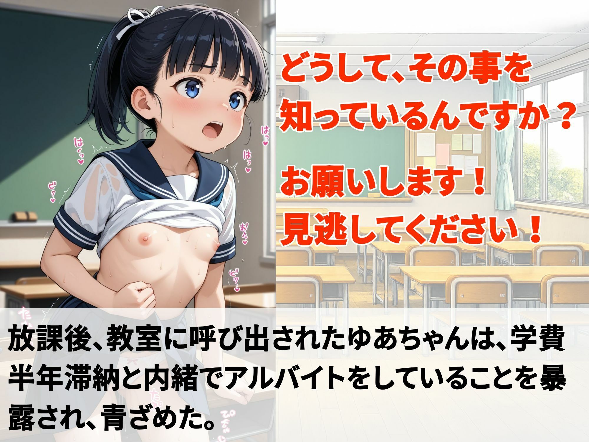 脱ぎたてパンツと弱みを握られた日替わりすじまんvol.1～ゆあちゃん～_2