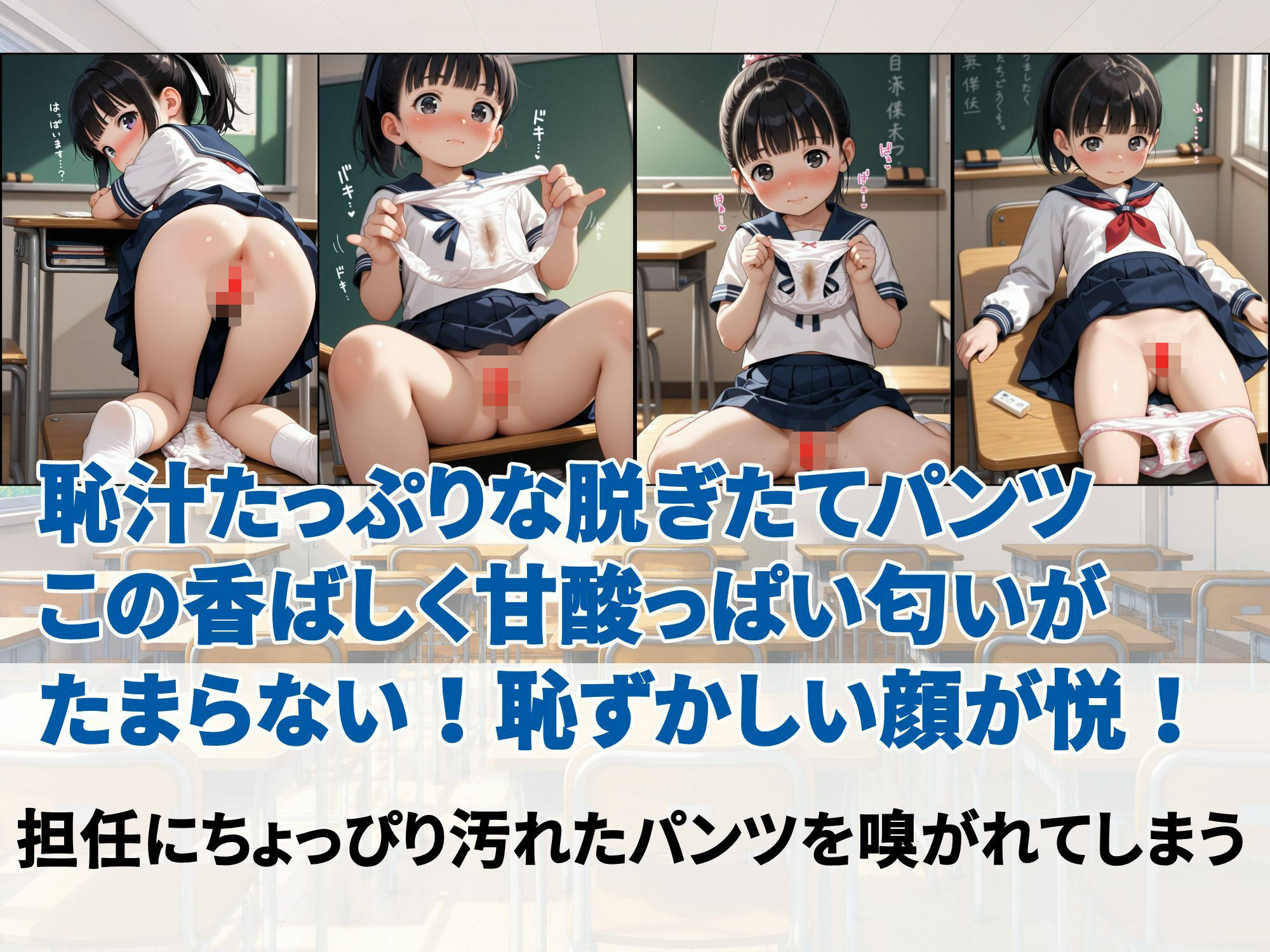 脱ぎたてパンツと弱みを握られた日替わりすじまんvol.1～ゆあちゃん～_4