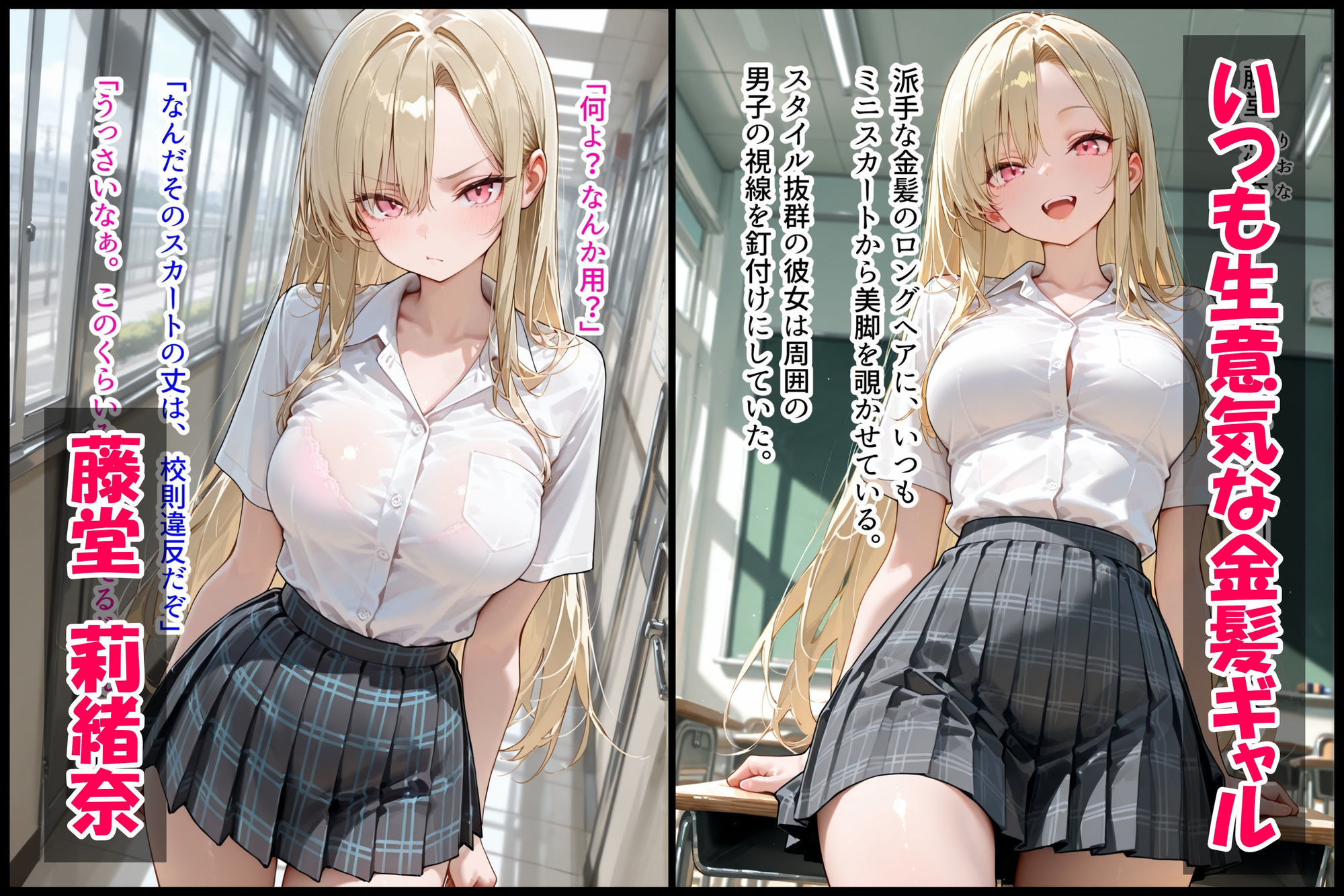 ナマイキ女子調教記録 〜裏垢バレ金髪ギャルをドMメス豚に仕立て上げた話〜 画像1