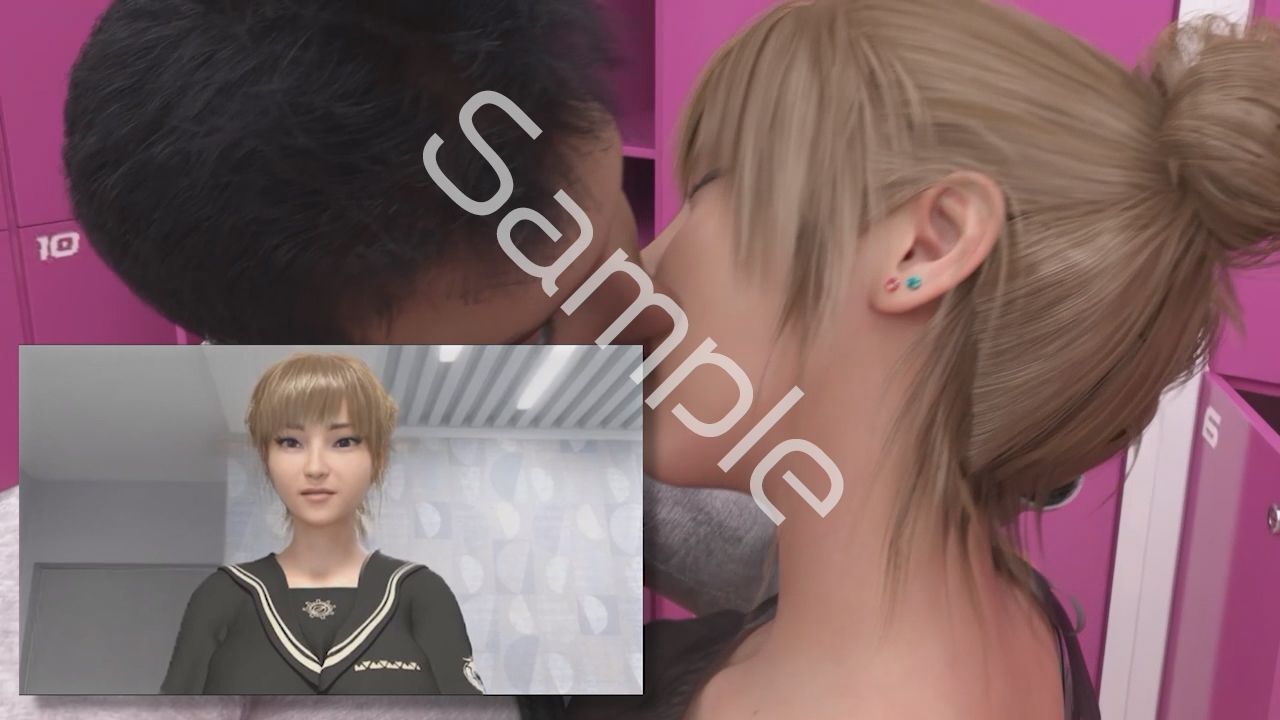 【▲100】一ノ瀬廻里・私服登校日にロッカールームで彼氏とキスしていた所の盗撮被害動画の確認を強いられる(サテン地ピンク水玉柄パンティ) 画像4