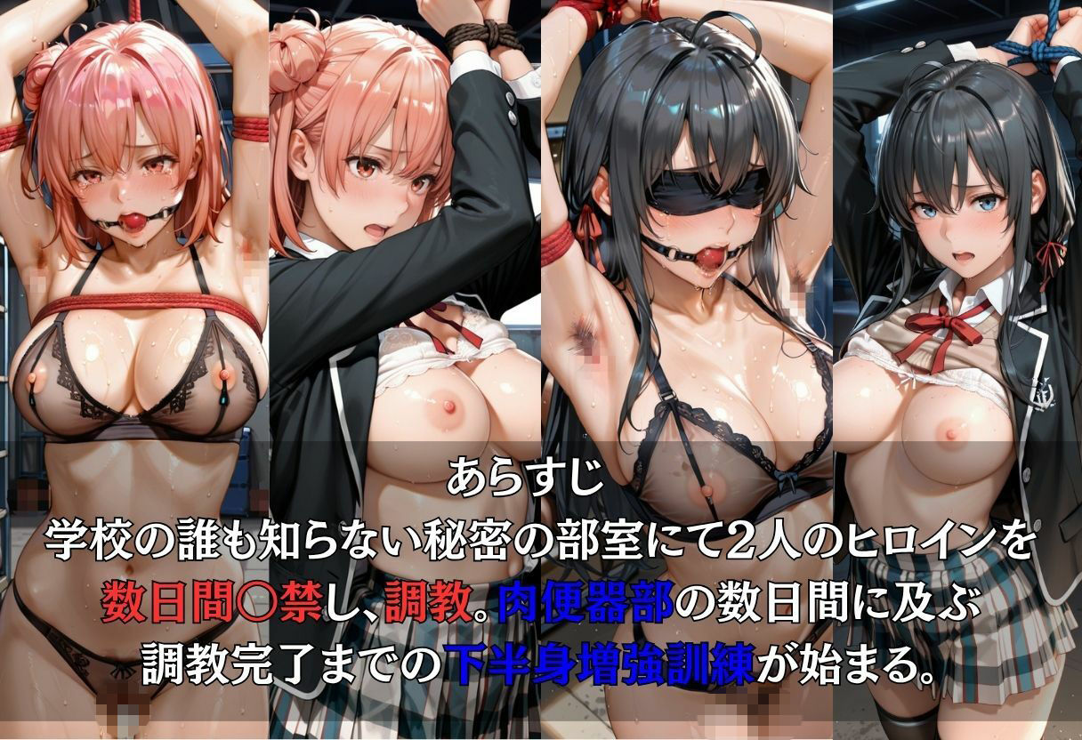 ヒロイン拘束絶頂監禁 画像1