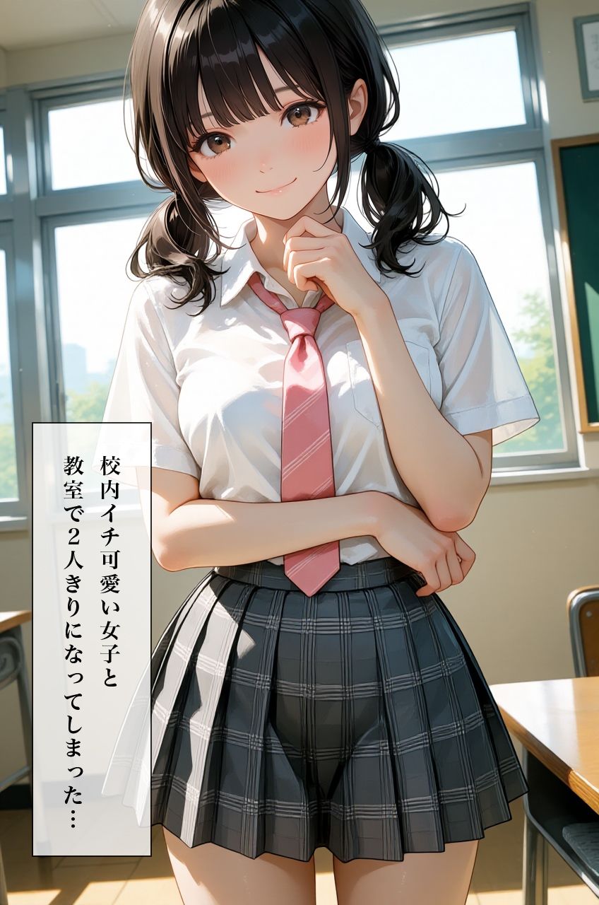 校内イチの女子と2人きりになり成り行きでオナニー見せてくれることになったハナシ サンプル画像 2