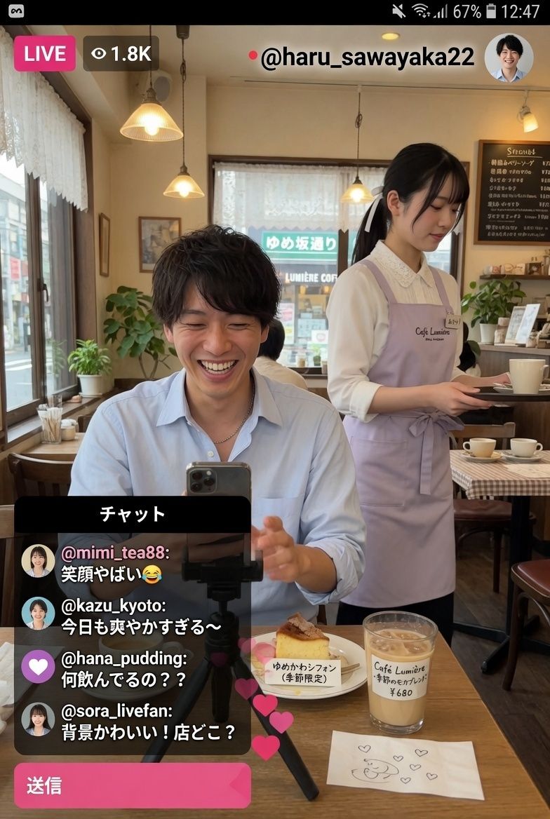 ライブ配信の女神たち 画像2