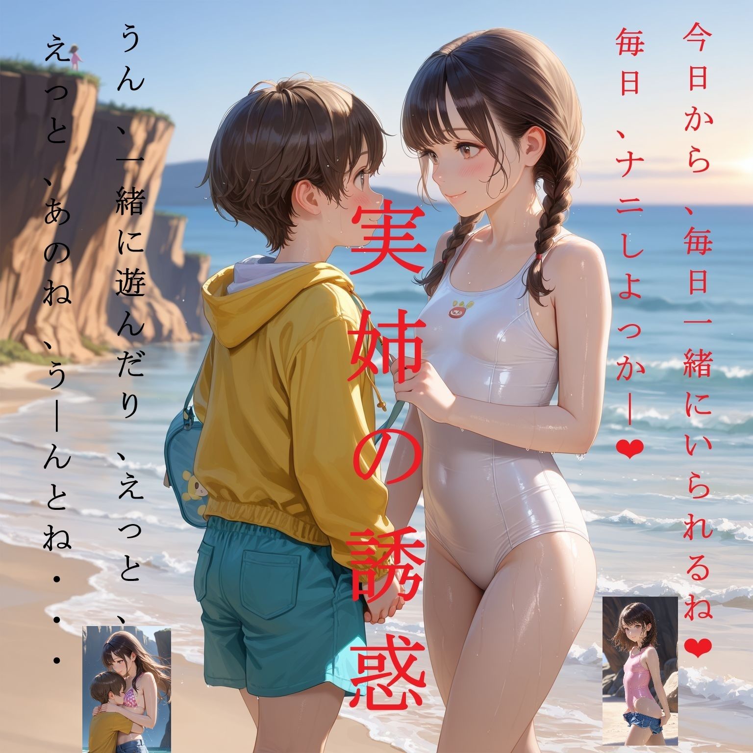 実姉の誘惑4-僕はちっぱいなお姉ちゃんと青姦セックスをする-1
