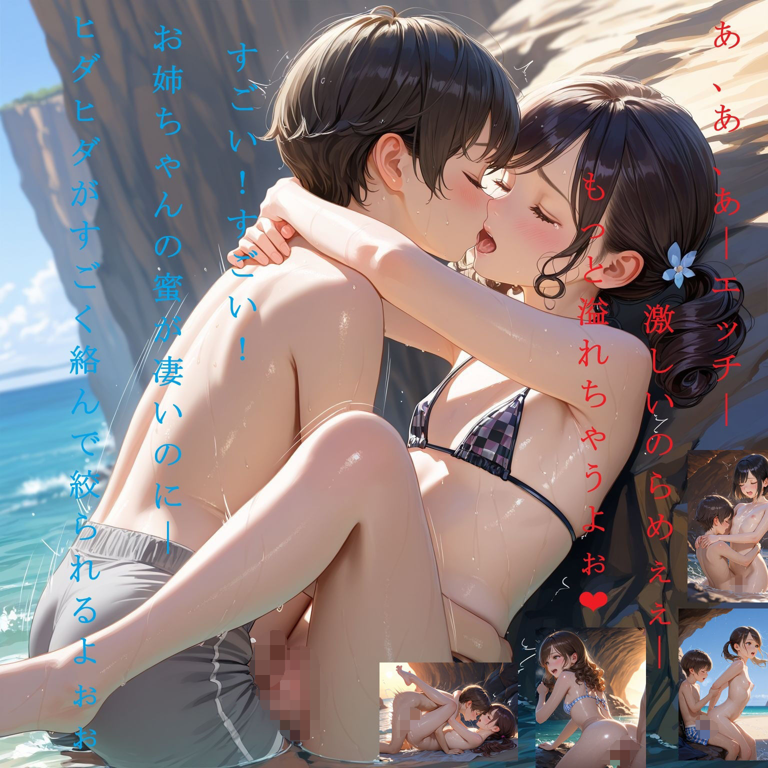 実姉の誘惑4-僕はちっぱいなお姉ちゃんと青姦セックスをする-6