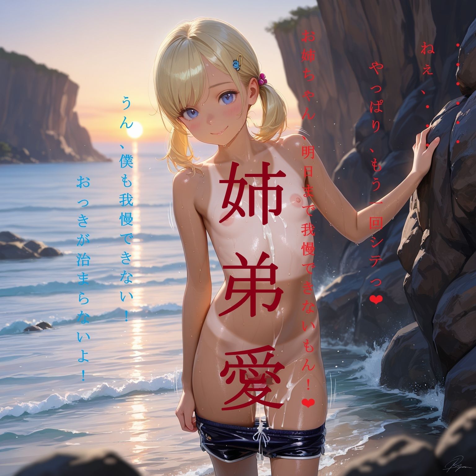 実姉の誘惑4-僕はちっぱいなお姉ちゃんと青姦セックスをする-10