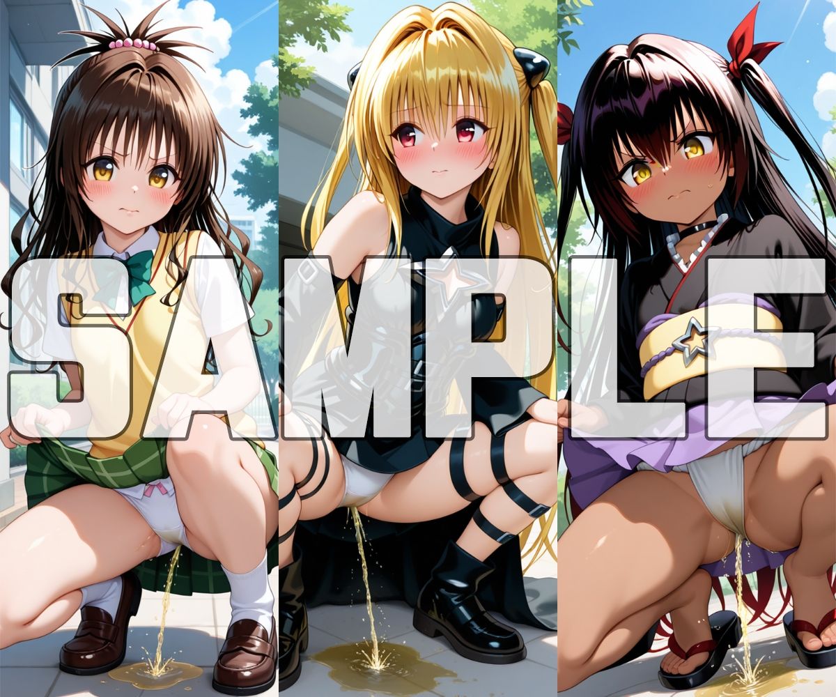 おしっこお漏らしチャレンジ【To〇oveる貧乳娘編】1