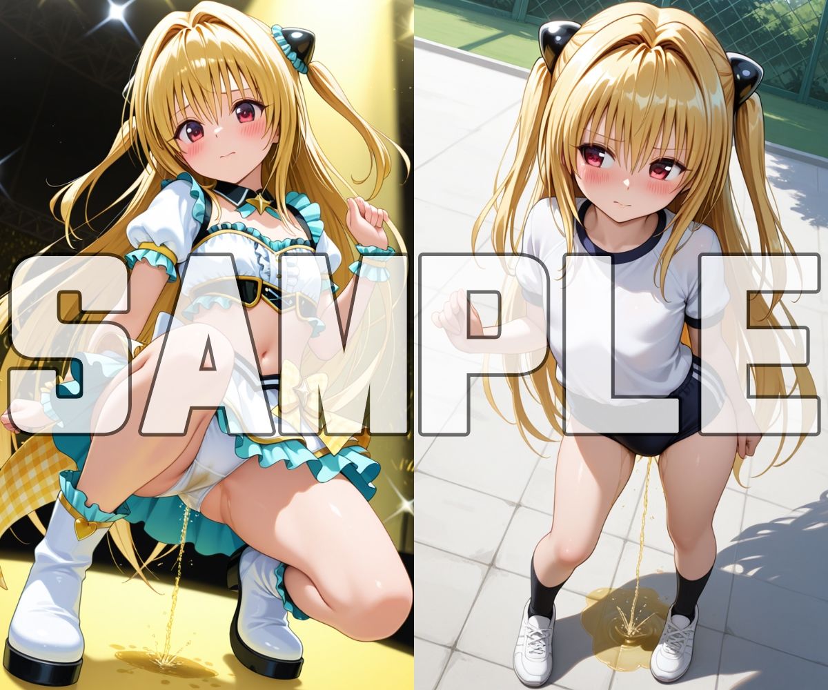 おしっこお漏らしチャレンジ【To〇oveる貧乳娘編】6