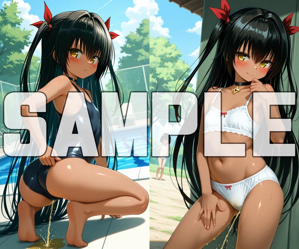 おしっこお漏らしチャレンジ【To〇oveる貧乳娘編】10