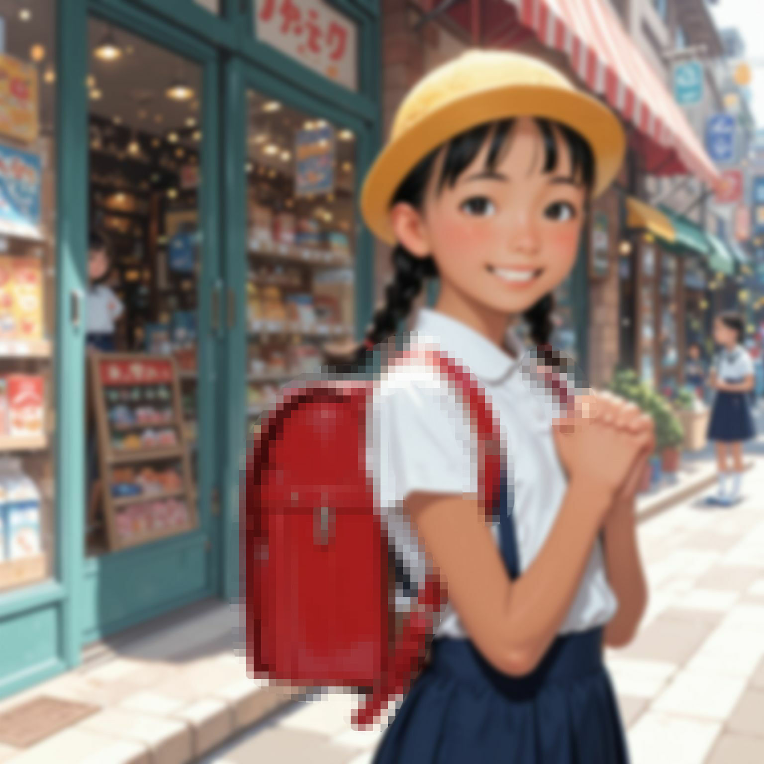 街角生オカズ狩り1日目  獲物 1:元気いっぱい三つ編み少女（セリフ付き）_3