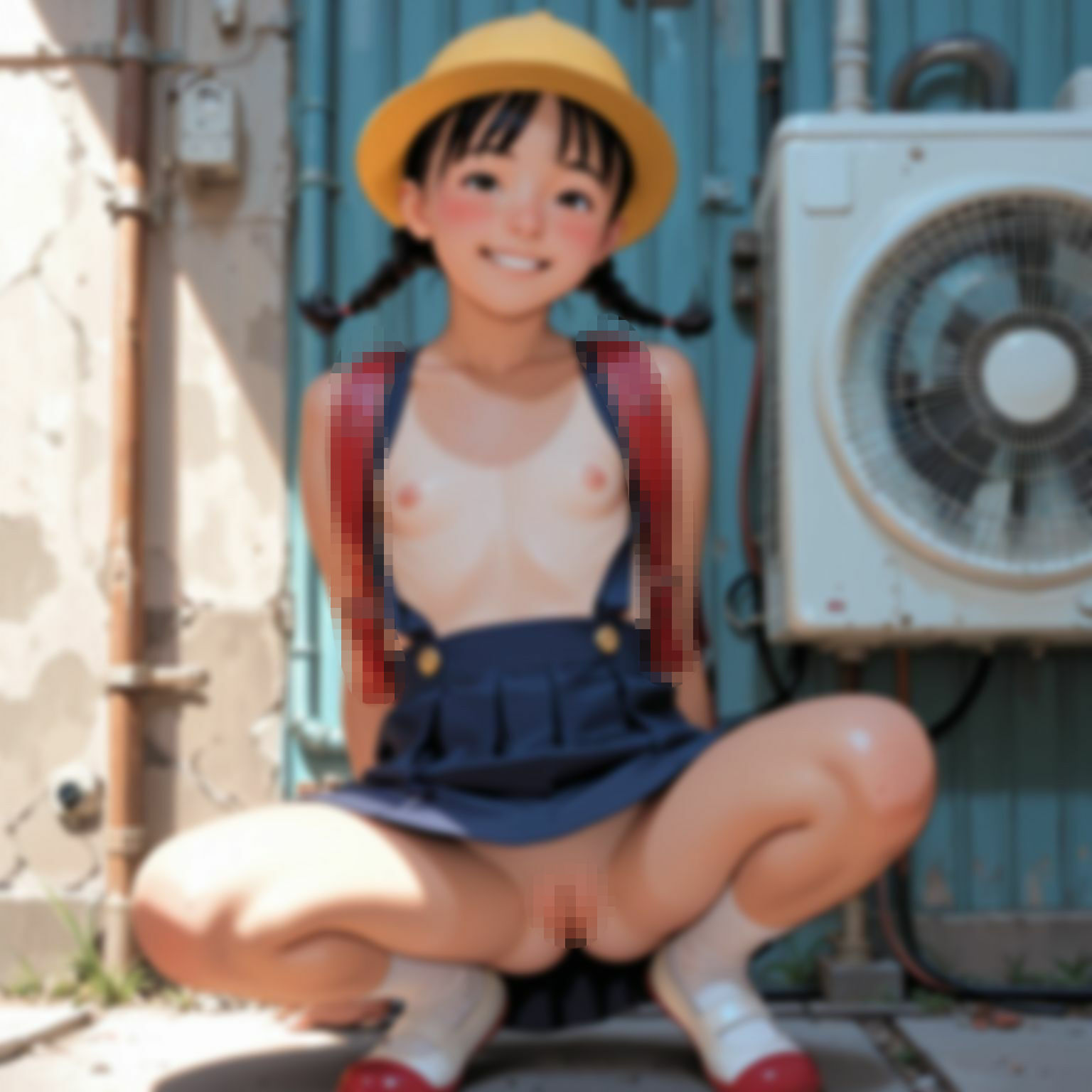 街角生オカズ狩り1日目  獲物 1:元気いっぱい三つ編み少女（セリフ付き）_8