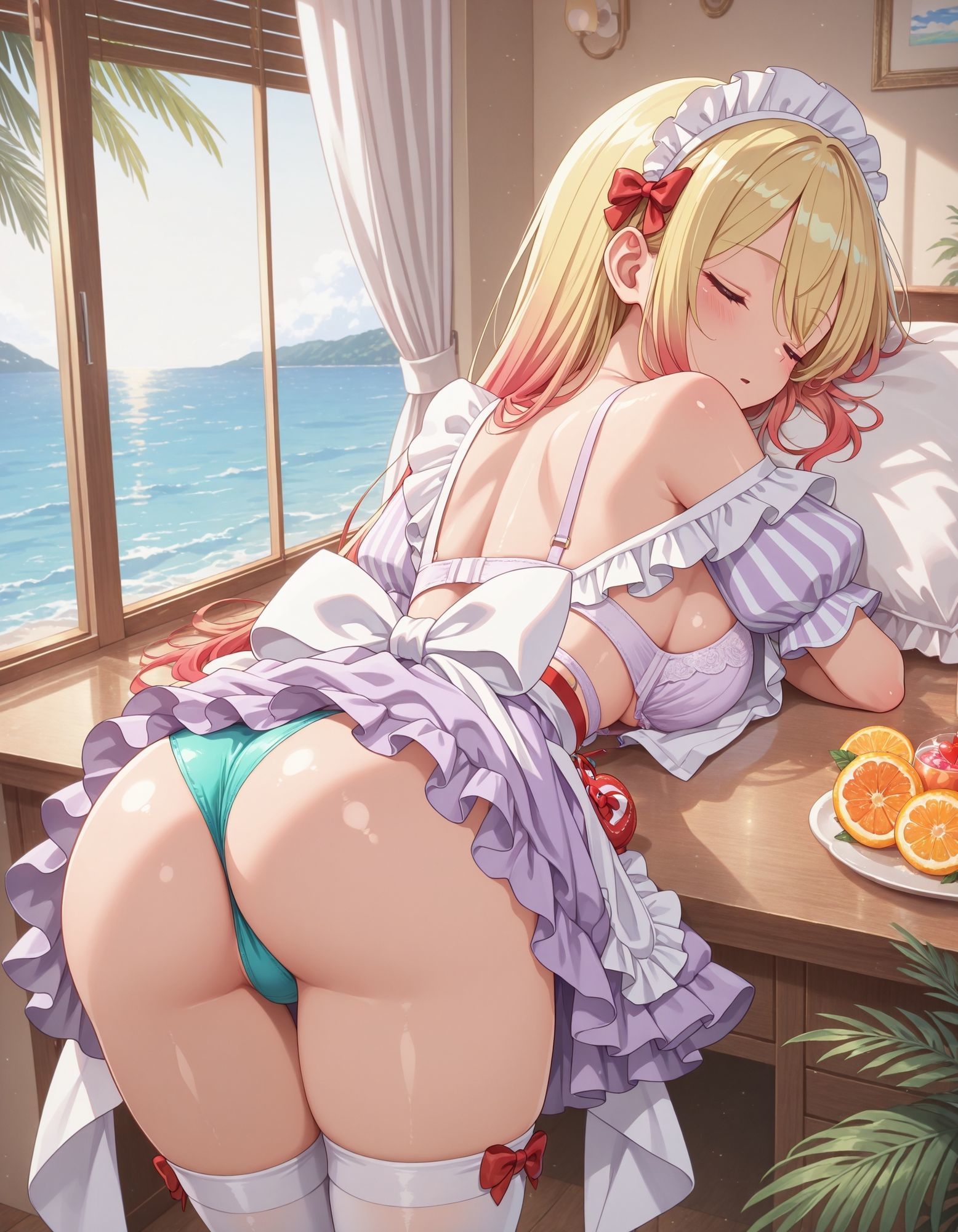 サンプル-メイドのパンチラ6 - サンプル画像