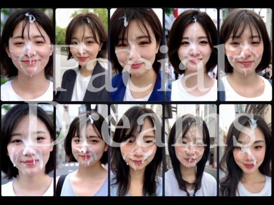 屋外顔射美女150人 サンプル2
