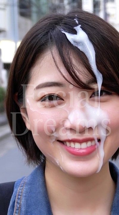 屋外顔射美女150人 サンプル5