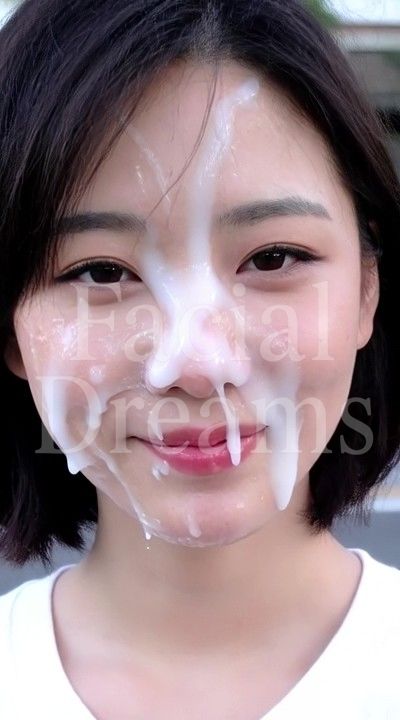 屋外顔射美女150人 サンプル6