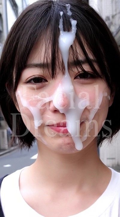 屋外顔射美女150人 サンプル7