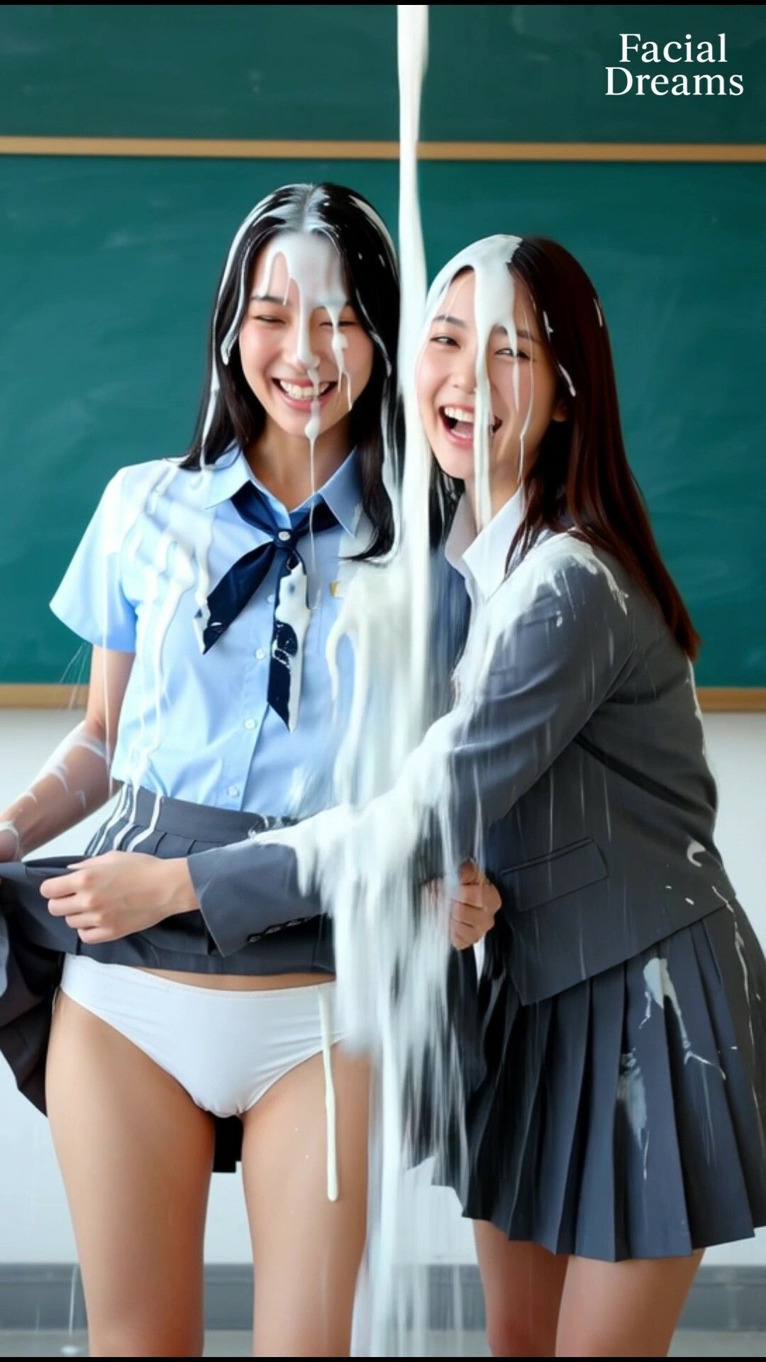 Fluid Dreams 親友同士のスカートめくり サンプル4