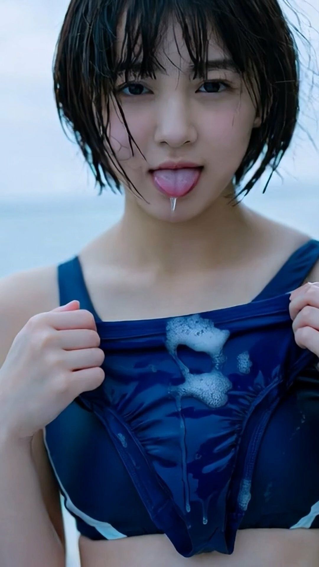 舌フェチ7 AI 水着女子2 画像5