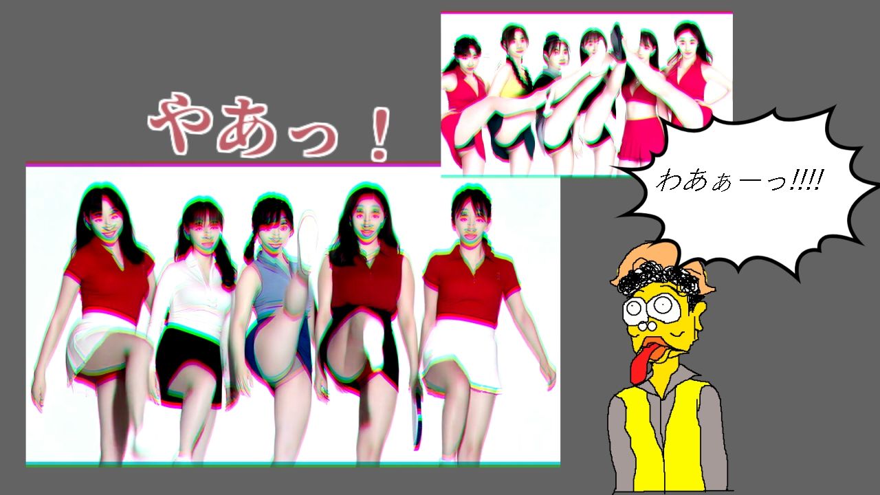 ハイキックする女性たち！ 画像1