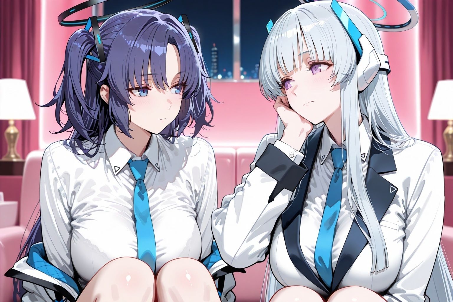 早○ユウカ&生○ノアinホテル 画像1