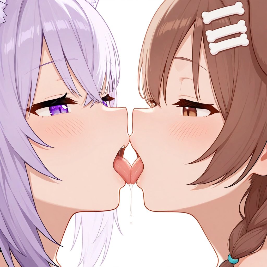 猫◯おかゆと戌◯ころね  おかころ百合えっち【346枚】 サンプル3