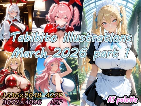 【AIPalette】同人CG・AI『TabibitoillustrationsMarch2026part1』 【AIPalette】同人CG・AI『TabibitoillustrationsMarch2026part1』