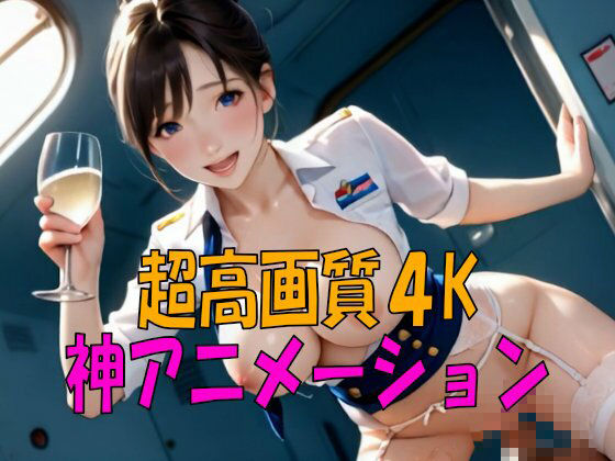 【4K ASMR Video】フライト天国・お客様満足度第一位！オマタデルタ航空の巨乳CA100人の濃厚サービス サンプル5