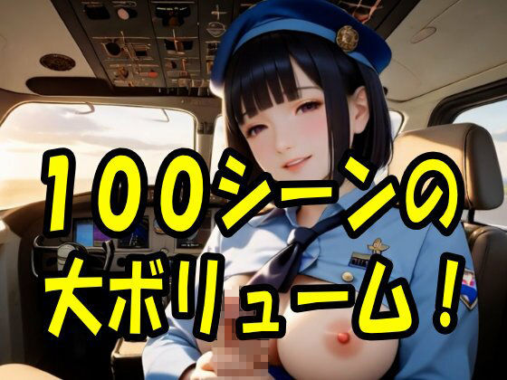 【4K ASMR Video】フライト天国・お客様満足度第一位！オマタデルタ航空の巨乳CA100人の濃厚サービス サンプル9