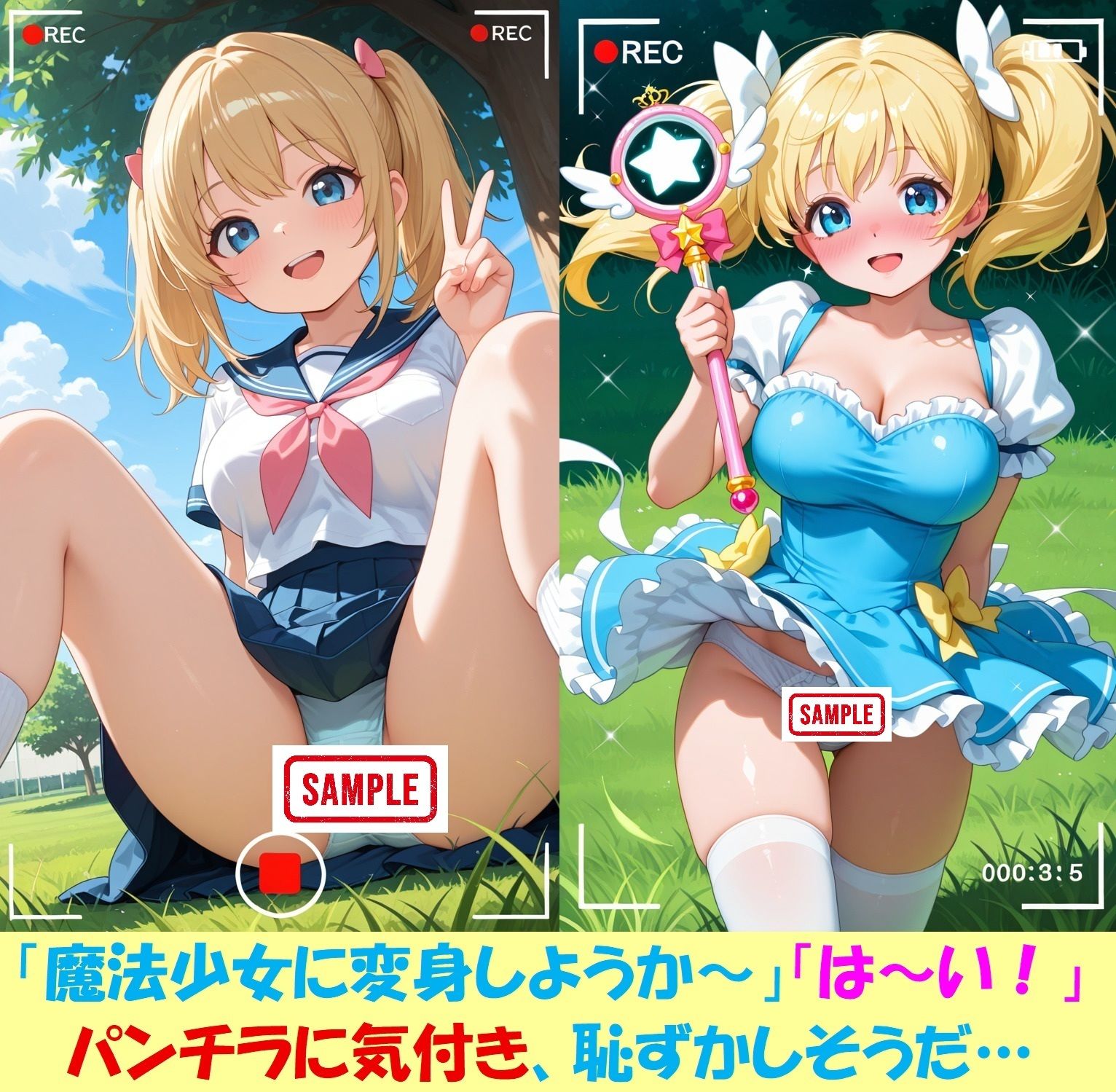 現役J○が撮影会でパンチラを撮られ生涯オカズ化3―魔法少女に変身してご奉仕― 画像6