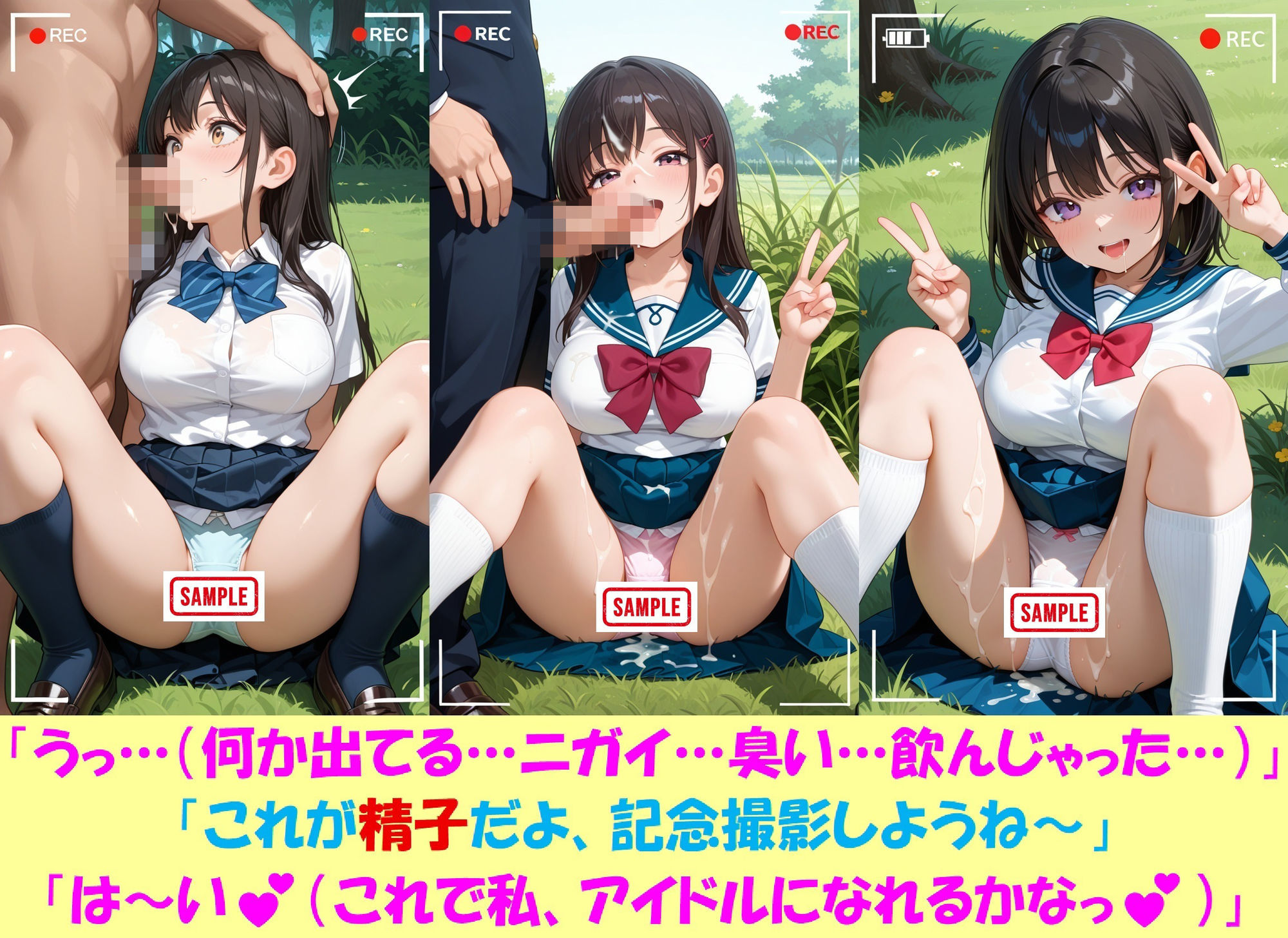 現役J○が撮影会でパンチラを撮られ生涯オカズ化3―魔法少女に変身してご奉仕― 画像10