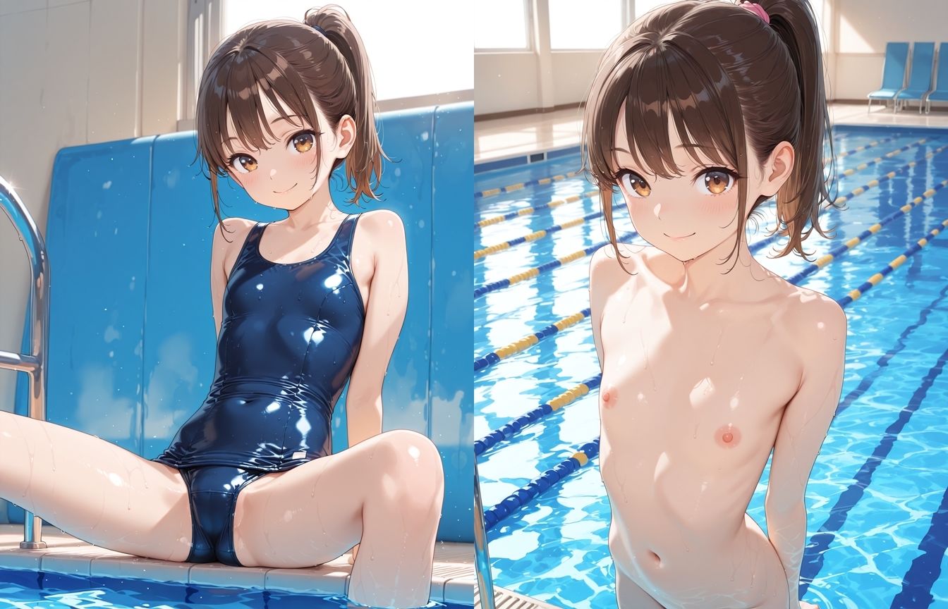 私立女子校秘密のプール授業_4