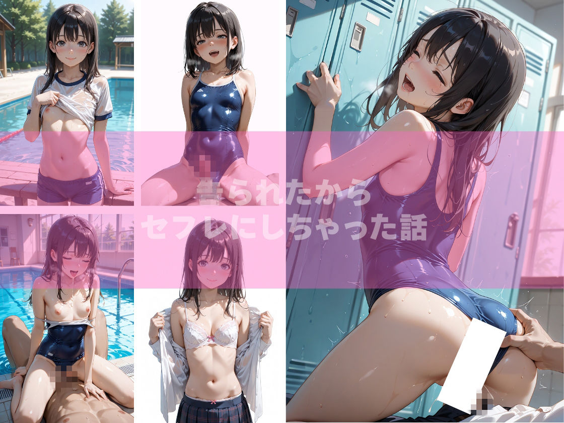 【妹。女子校生】同人CG・AI『義理の妹  津川くずは:なんだかいい感じになった話』4
