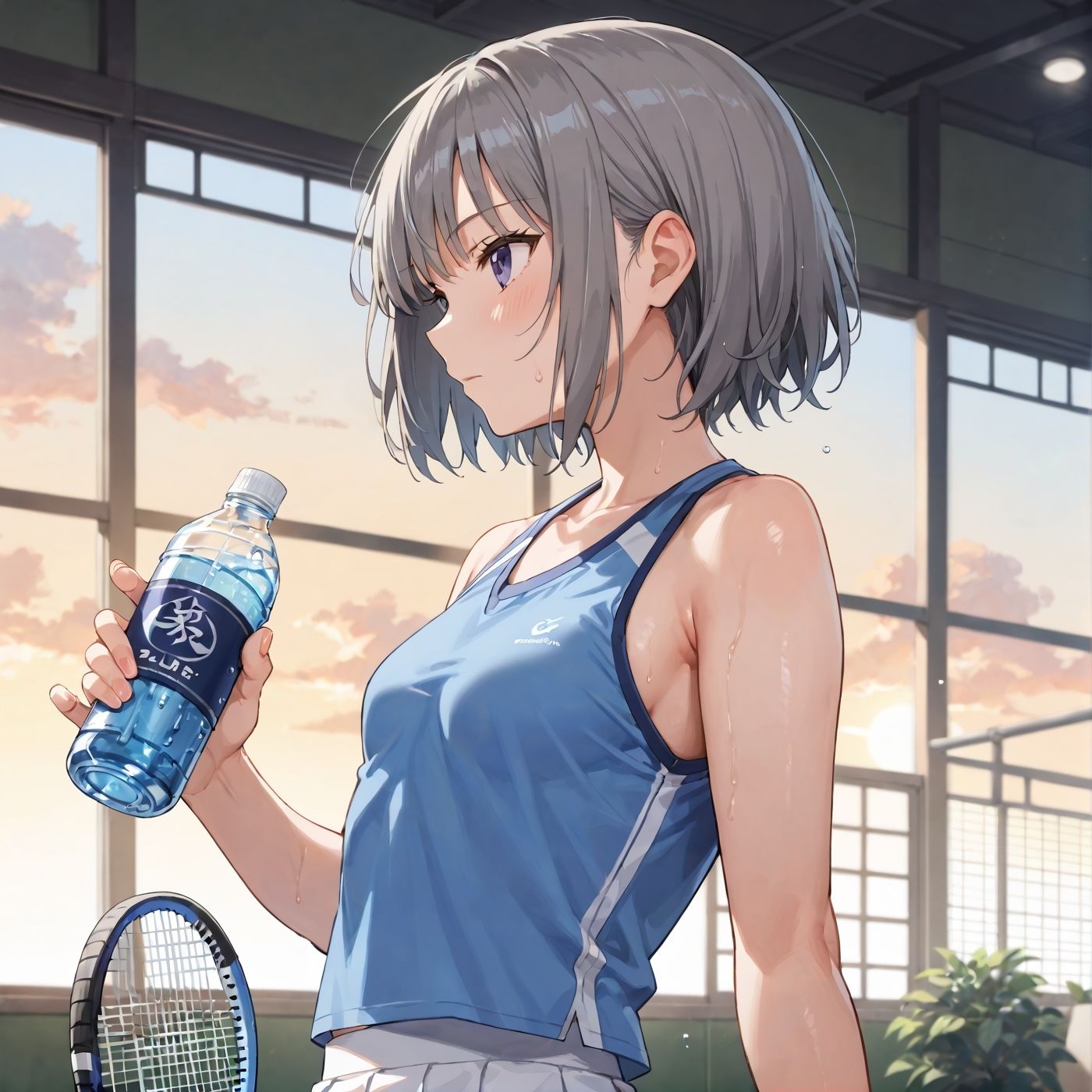 学園性活!ユニフォームに滲む汗 テニス部の本気がエロい1【汗かく美少女の厳選CG348枚収録】 画像3
