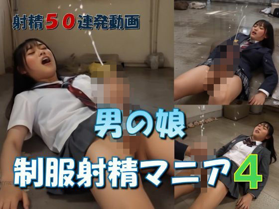 男の娘 制服射精マニア4