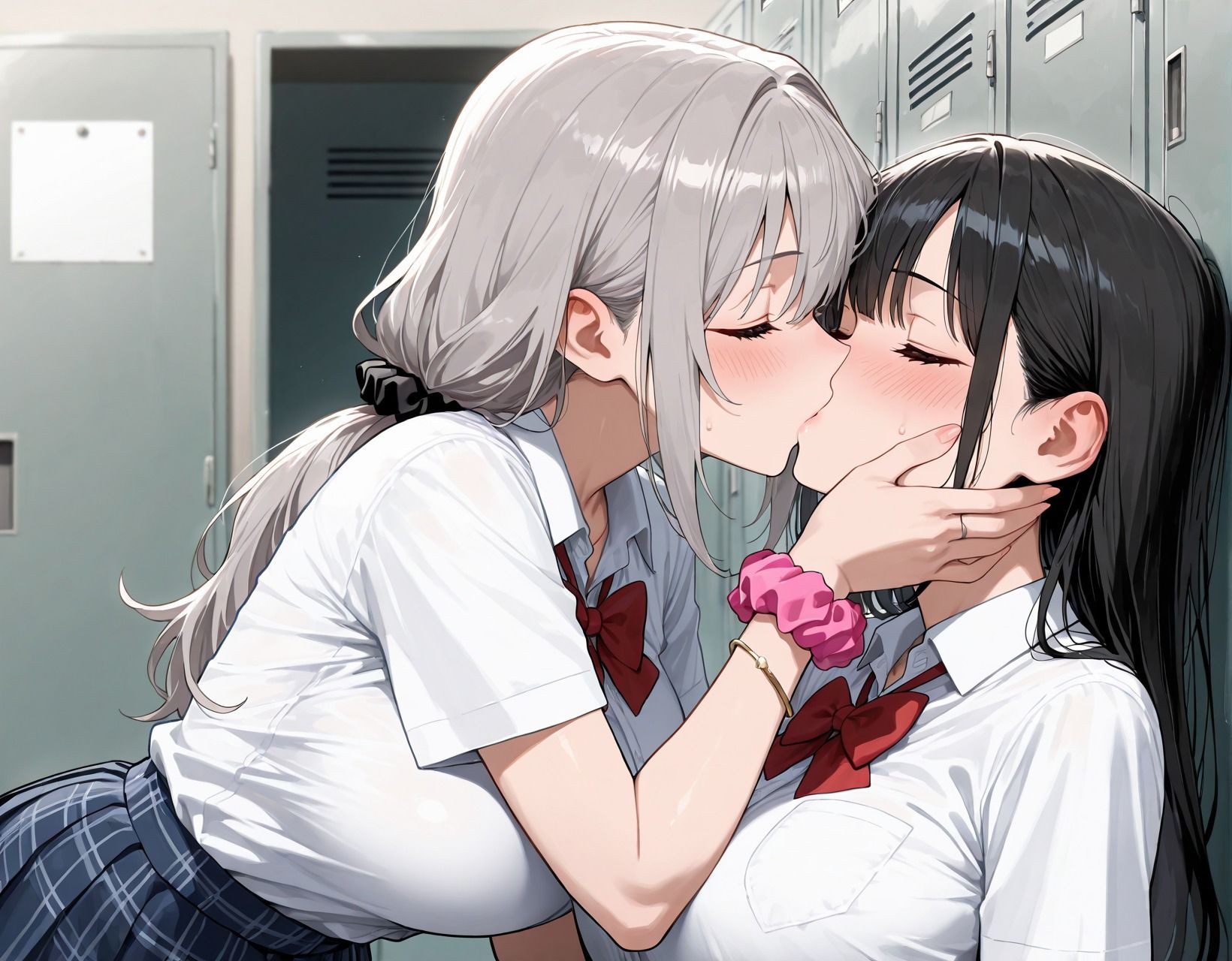 優等生初のレズ調教 画像3